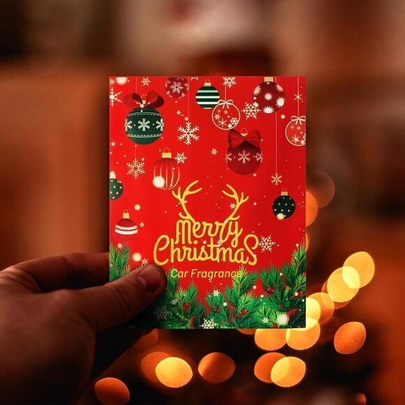 Set of 6 Car Interior Air Freshener Hanging Paper Christmas Accessories - Picture 7 of 7